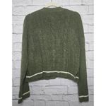 Abercrombie & Fitch wool blend button down cardigan sweater green small. Photo 4