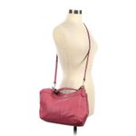 Coach  Lexy Rouge Pink Pebbled Leather Shoulder Bag Photo 1