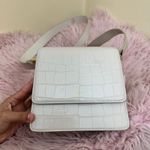 JW Pei  FAE Top Handle Crossbody Ivory Croc White Cream Photo 15