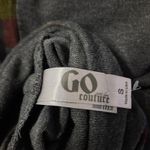 Go Couture  Tunic Top Women Small Gray Turtleneck Long Sleeve Casual Asymmetrical Photo 7