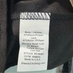 Rock Steady Black Sheer Polka Dot Lace Sweetheart Bodice Rockabilly Peplum Top Size M Photo 8