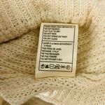 BB Dakota Womens Sweater Dress Chunky Knit Mock Neck Long Sleeve Ivory Size L Photo 4
