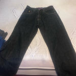 Rocawear  Jeans Vintage 7 Low-Rise Gold Sequin Bling Pockets Bootcut Photo 0