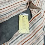 Sweet Wanderer V-Neck Stripe Shirt Dress Size Medium NEW Boho Cottagecore Photo 5