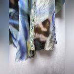 People of the Labyrinths Vtg Silk Wrap Skirt Wmn Med Holland Avant Garde Blue Photo 12