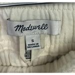 Madewell  Pants Womens Small White Cotton Gauze Pull On Casual Beachy Comfy Photo 2