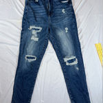 American Eagle  • Next Level Stretch • Destroyed Curvy Highest Rise Size 12 short Photo 0