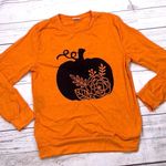 Halloween Pumpkin Long sleeve Shirt size Small❕ Orange Photo 0