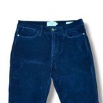 Frame  Jeans Size 29 Navy Blue Le High Skinny Velvet Pants Photo 1