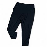 Eileen Fisher  Black Ankle Pants Stretch Pull On Career Casual Trousers Photo 1