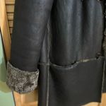 Brown Genuine Leather Fur European Coat Women’s Size Medium Photo 3