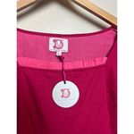 Victoria Dunn Pink Seabrook Square Neck Top NWT Sz. L Size L Photo 1