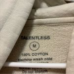Talentless Heavyweight Circle Logo Hoodie Cream Photo 7
