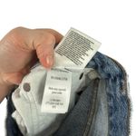 AGOLDE 90s Pinch Waist Jeans Button Fly Distressed Lineup Medium Wash Womens 24 Photo 10