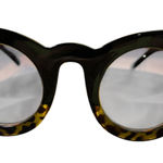 Womens Cat Eye Sunglasses Black Tortoise‎ Round Frame Fashion Eyewear Photo 0