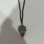 Free Press NWT Necklace Silver Tone Jeweled Arrow Pendant Fashion Jewelry Photo 2