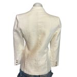 Karina Grimaldi White Linen Jacket XS Work Career Tailored Designer $295 NEW Photo 6