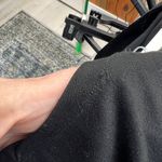 Eileen Fisher Black Velvet Hooded Pullover Top Black Tencel Size Medium Photo 10