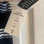 Tahari  Arther S Levine navy knit tank size 16 horizontal stripe‎ career layering Photo 1