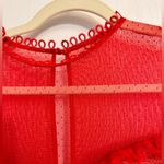 Three Floor  Couture Red Dress Photo 2