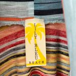 Lily Bleu Sz L Beach High Rise Dress Skirt Stretch Striped High Low Hem Flowy Yellow Size L Photo 1