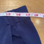 J. Jill Wearever Collection Womens Flat Front Cropped Pants Navy Blue‎ Size XL Blue Photo 5