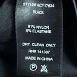 ASTR The Label Black Ruffle One Shoulder Thong Sleeveless Bodysuit Top Size S Photo 4