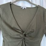 Dark Green Twist Front V Photo 1