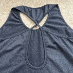 Women's Sleeveless Charcoal Top Blue Photo 4