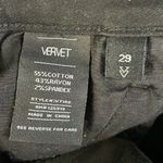 Vervet  Black Denim High Waist Distressed Skirt Photo 4