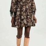 MELLODAY 🆕 Boho Vibes Chiffon Tier Tunic Top XS🆕 Photo 0