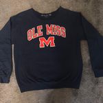 Ole miss cutt off hoodie Blue Size L Photo 0