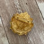 Head Vintage Gold tone Lion  Brooch Photo 10