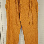 Free People  Beach Womens Orange Tie Waist Crop Pants‎ XS Photo 0