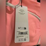 Alo Yoga  NWT Airbrush Streamline Dress Neon Bubblegum Pink & White Size L Photo 6