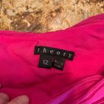 Theory Fuchsia One-Shoulder Dress Photo 4