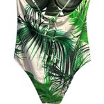 Tube Halter Tropical Green Swimsuit Size Large Photo 5
