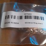 Moon And Star Vermeil Rose Gold over Sterling Silver Spinner Ring (Size 5) Photo 7