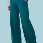 Mandala’s high waisted wide leg scrub pants Blue Photo 0