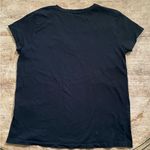 Ralph Lauren Polo  Women’s Sz M Polo Black Jersey V Neck‎ Tee Photo 3