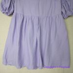 Eloquii New!  Tie Back Mini Dress Lavender Pastel‎ Lilac  18/20 Photo 5