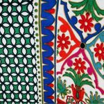 Joseph A  Colorful Floral Cardigan 3/4 Sleeve Green Multicolor S Photo 8