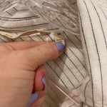 Soft Surroundings NEW  Pippa Pinstriped Cotton Flax Blazer Size XS Photo 2