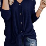 Walmart JWD Women’s Button Down T Shirts Photo 3