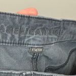 American Eagle Pants Women 8 Gray Corduroy Super Hi-Rise Flared Button Fly Retro Photo 6