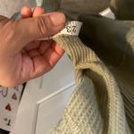 Free People Intimately  Fresh Take Nightie Fall Green Waffle Knit Tier Dress Photo 13