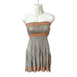 Poupette St. Barth  Embroidered Bandeau Mini Dress size 1 Photo 1