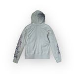 Lucky Brand VHTF: new Y2K â¤ď¸ď¸ Floral Geisha Embroidery Zip Hoodie â¤ď¸ď¸ Blue â¤ď¸ M Photo 12