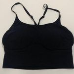 Yummie Women’s Evelyn Longline Racerback Bralette Outlast Seamless Black Sz S/M Photo 0