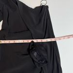 Mango (AS-IS) Black One-Shoulder Dress Small Photo 5